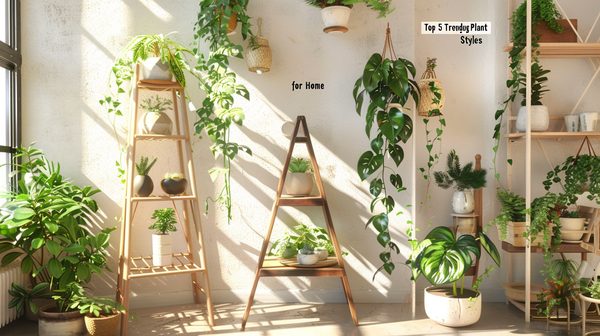 5 styles tendance pour votre porte plante