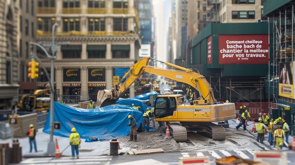 Comment choisir la meilleure bâche de chantier pour vos travaux