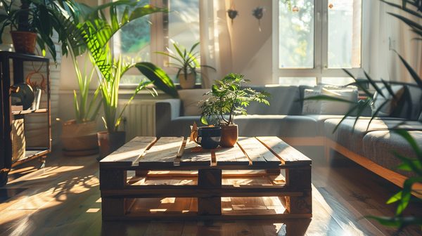 Créer des tables basses palette tendance