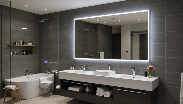 Les miroirs LED : révolution lumineuse dans votre salle de bain